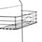 Bath Bliss Matte Black 2 Tier Aztec Shower Caddy